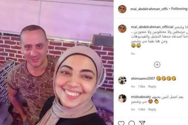 إصابة اليوتيوبر المصرية مي عبدالرحمن بجلطة في الرئة