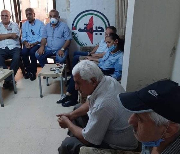 معتوق يستقبل السفير عبد الهادي واللجنة الشعبية لمخيم اليرموك