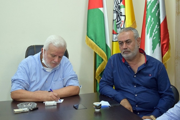 أبو العردات يلتقى وفدًا من أهالي السجناء الفلسطينيين في السجون اللبنانية