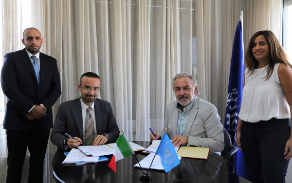 "العمل الدولية" والحكومة الإيطالية توقعان اتفاقية ثنائية لدعم قطاع العمل التعاوني الفلسطيني