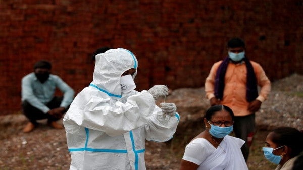 الهند.. إجمالي إصابات فيروس (كورونا) 5.4 مليون حالة