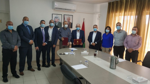 مختبرات مدلاب توقع إتفاقية عمل وتعاون مع محافظ بيت لحم
