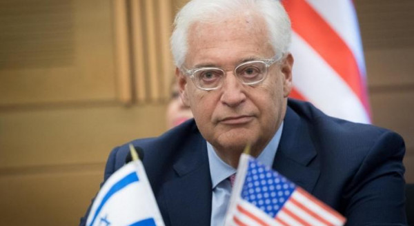 فريدمان: العلاقة بين لبنان وإسرائيل تتحسن وأجلنا خطة الضم لعام