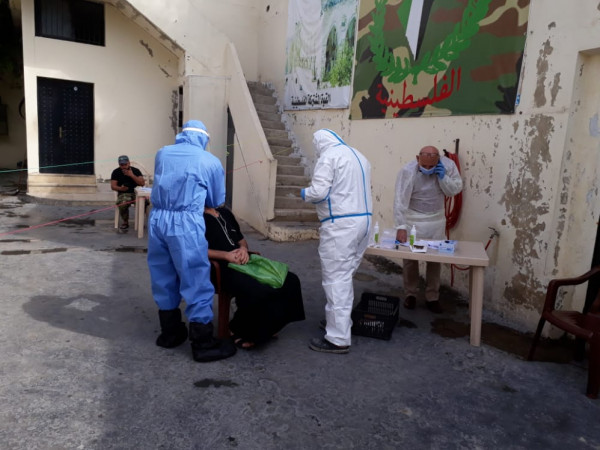 مستشفى الشهيد محمود الهمشري يجري فحوصات بمقر القوة الأمنية المشتركة