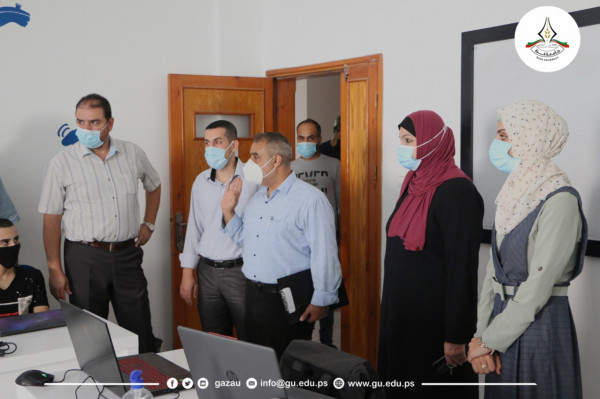 وزارة التربية والتعليم تشيد بالإجراءات الوقائية المتبعة بجامعة غزة