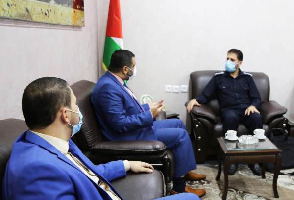 النائب العام بغزة يستقبل مدير الشرطة القضائية لتعزيز تيسير الخدمات العدلية