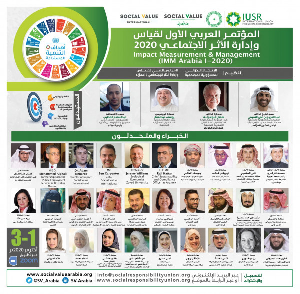 الاتحاد الدولي ينظم فعاليات إنعقاد المؤتمر العربي لقياس الأثر الاجتماعي لعام 2020