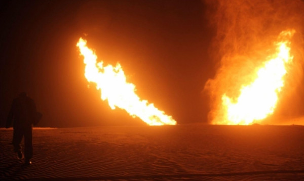 (تنظيم الدولة) يتبنى تفجير خط الغاز بين مصر وإسرائيل