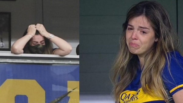 شاهد: ابنة مارادونا تبكي أمام موقف نجوم بوكا جونيورز