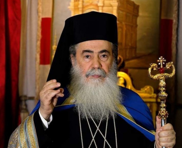 البطريرك ثيوفيلوس: الاعتداء على كنيسة الجثمانية دليل آخر على استهداف المستوطنين للكنائس