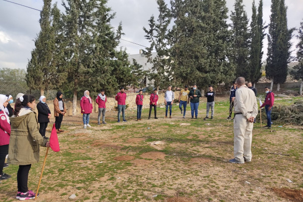 العداسي والعمصي في زيارة تدريبية لمجموعة أبناء الريف الكشفية بقرية المجد