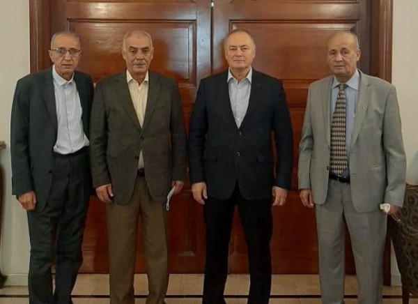 وفد جبهة النضال الشعبي الفلسطيني يزور سفير روسيا الاتحادية الجديد في لبنان