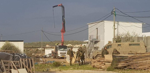 الاحتلال يستولي على منشأة زراعية في تقوع شرق بيت لحم