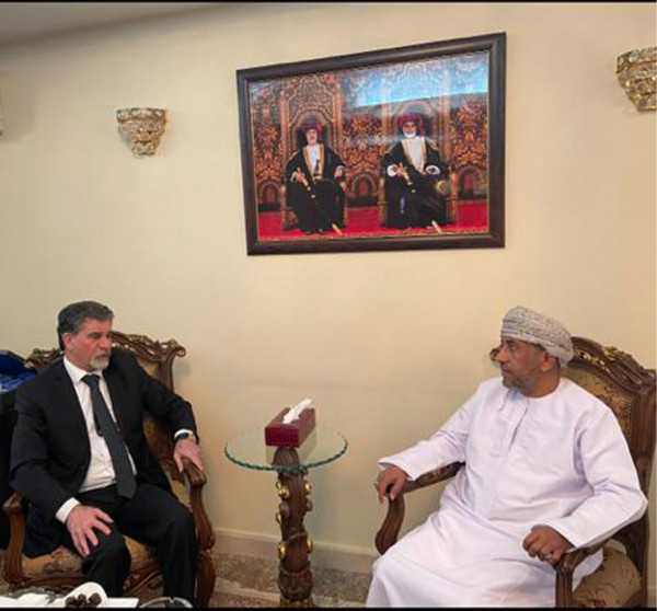 عبد الهادي يبحث مع سفيري سلطنة عمان ومصر آخر مستجدات القضية الفلسطينية