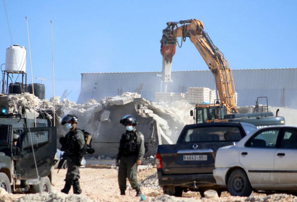 (أوتشا): الاحتلال هدم 24 منزلًا فلسطينيًا خلال أسبوعين