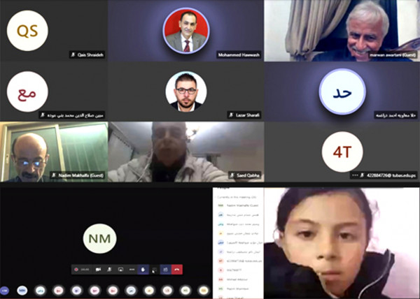 البرلمان الطلابي بطوباس يتابع مع وزير التربية نتائج زيارته الأخيرة لمدرستي وادي المالح والعقبة
