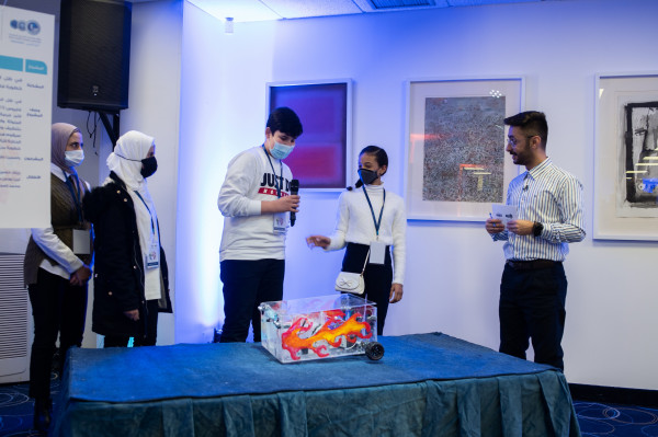 افتتاح معرض "مختبر المبتكرين الصغار" في شومان