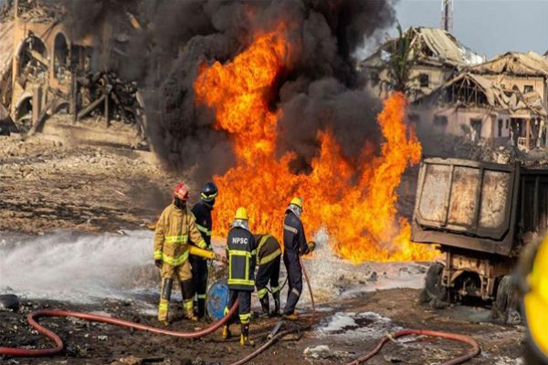 انفجار في خط أنابيب نقل الغاز في مقاطعة أورينبورغ الروسية