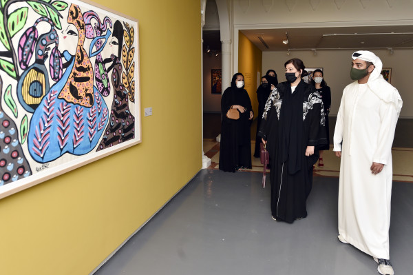 افتتاح المعرض المنفرد لرائدة الفن التشكيلي الجزائري والعربي