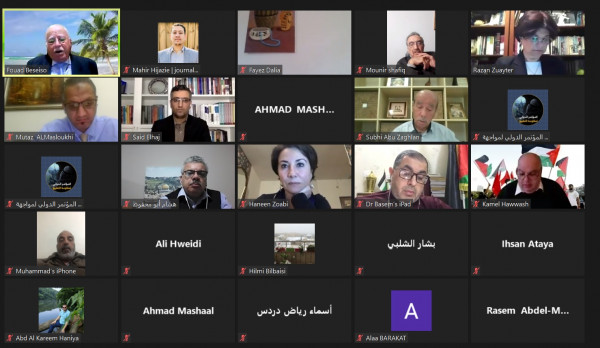 المؤتمر الشعبي لفلسطينيي الخارج ينظم ندوة بعنوان "حصاد التطبيع"