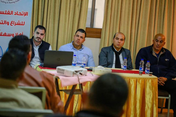 الاتحاد الفلسطيني للشراع والتجديف يعقد اجتماعًا مع أصحاب الأندية لبحث سُبل التطوير