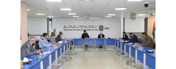 أبوغزاله يستقبل وفدا من "الأمن العام" لبحث تطوير التعاون