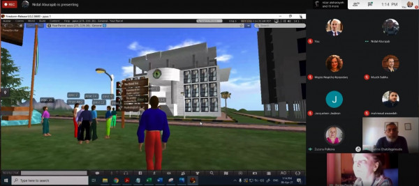"جامعة البوليتكنك" تشارك بلقاء الكتروني لتطبيق نموذج الواقع الافتراضي