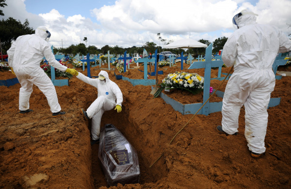الصحة البرازيلية: تسجيل 3459 حالة وفاة و73513 إصابة جديدة بـ(كورونا)
