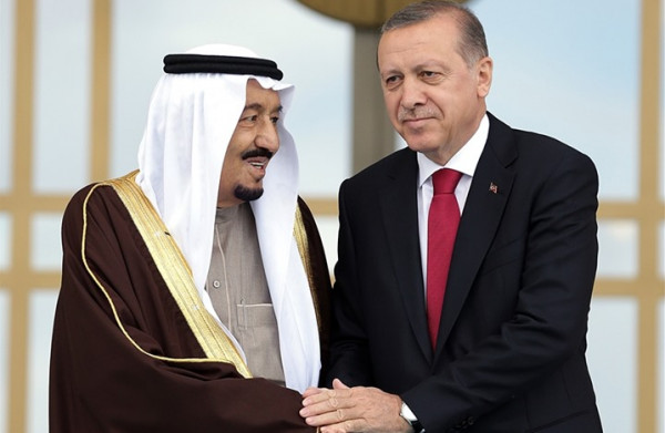 أردوغان يجري اتصالا هاتفيا بالملك سلمان