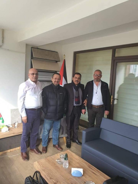 الجيوسي: سنمضي قدماً في خدمة أبناء شعبنا على الساحة التركية