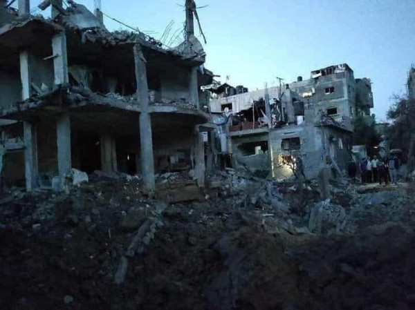 شاهد: قصف الاحتلال يخلف دماراً كبيراً في بلدة بيت حانون شمال قطاع غزة