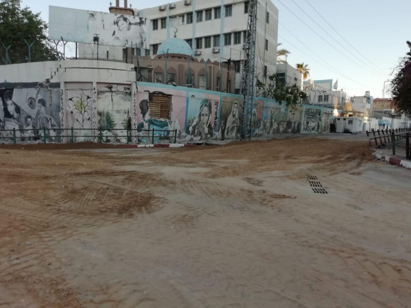 بلدية غزة تعيد فتح شارع (الثلاثيني) بعد تعرضه لأضرار جسيمة بفعل قصف الاحتلال