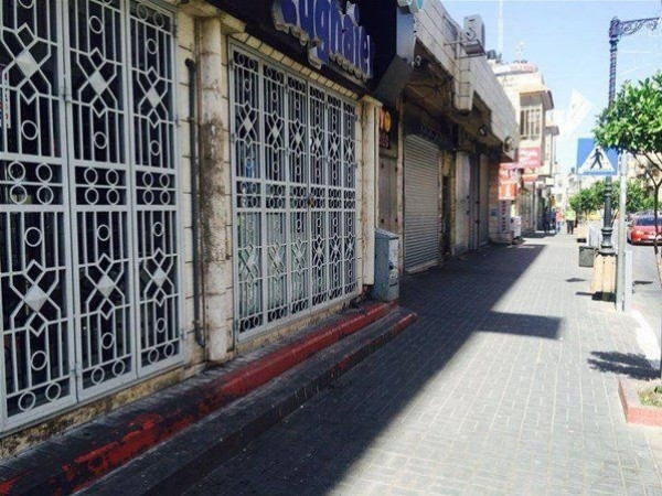 الإضراب الشامل يعم محافظات الوطن وأراضي الـ48 رداً على عدوان الاحتلال المتواصل