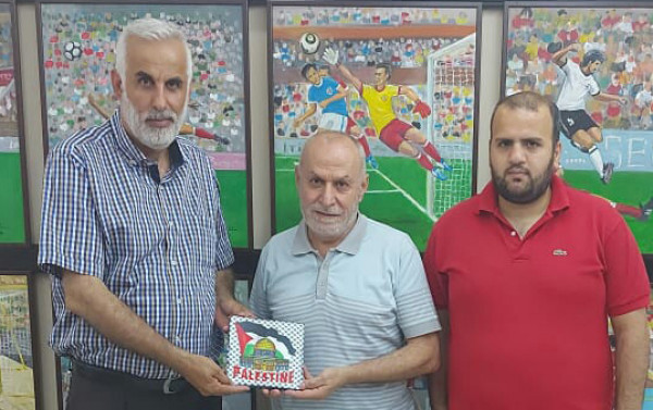 المؤسسة الفلسطينية للشباب والرياضة في لبنان تزور أمين عام الاتحاد اللبناني لكرة القدم