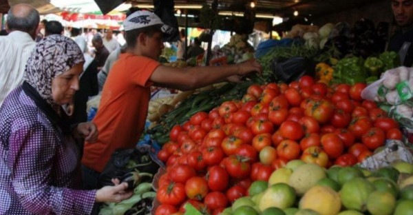 أسعار الخضروات والدجاج في أسواق غزة