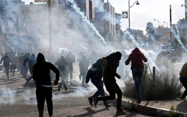 إصابة عشرات المواطنين خلال قمع الاحتلال فعالية ضد الاستيطان غرب سلفيت
