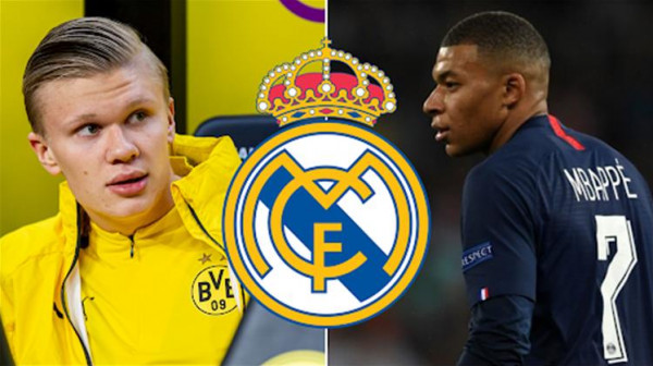 بيريز ينسف أحلام جماهير ريال مدريد بشأن هالاند ومبابي
