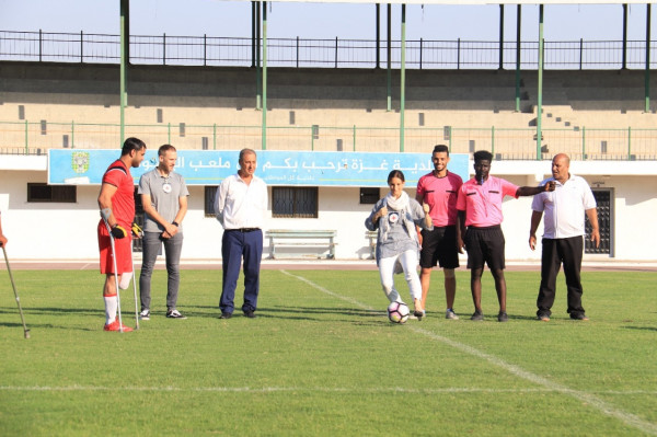 جمعية فلسطين "مبتوري الأطراف" تطلق منافسات بطولة دوري القدم الثاني بغزة