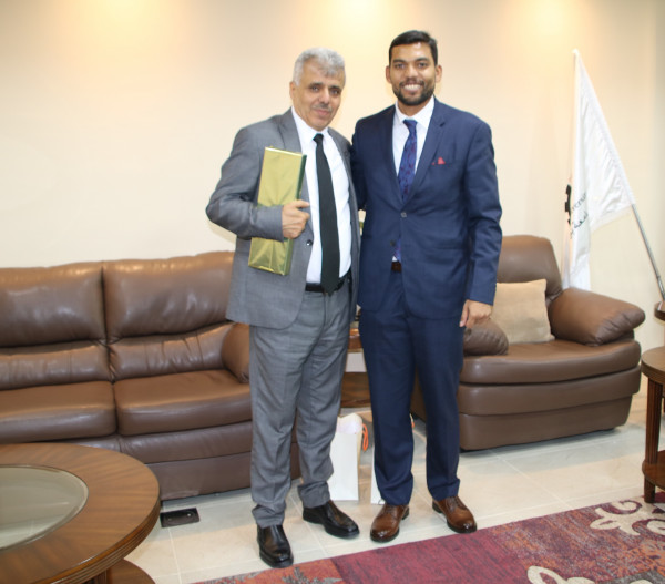 البوليتكنك تستقبل السفير الهندي لدى فلسطين وتبحث آفاق التعاون المُشترك