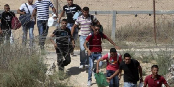 إصابة عدد من العمال بقمع قوات الاحتلال غرب رام الله