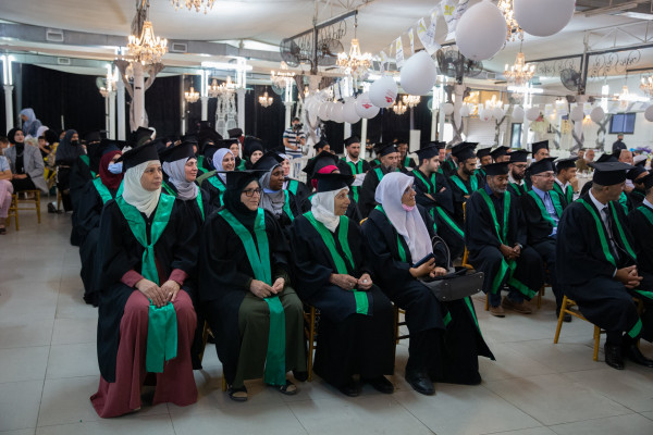 كليةُ العلوم الشرعية في "كفر برا" تحتفل بتخريج الفوج السابع من طلاب دبلوم الشريعة