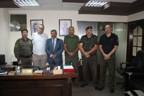 مدير التوجيه السياسي لرام الله والبيرة يشيد بالارتباط العسكري ويتفقان على تعزيز التعاون المشترك