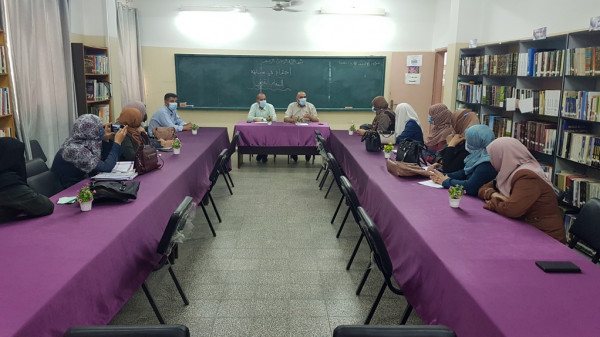 تعليم شمال غزة يعقد اجتماعاً للمعلمين المشاركين بمسابقة "المعلم القيمي"