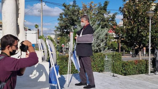اليونان: طوباسي يضع إكليلاً من الورود باسم دولة فلسطين وشعبها على ضريح الجندي المجهول