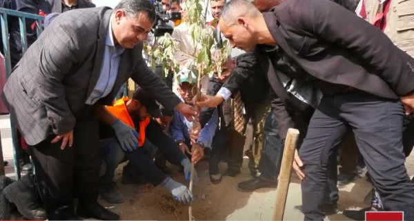 بلدية غزة تطلق مشروع "ازرع شجرة" باسم كل طفل استشهد في سيف القدس