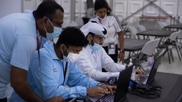 متطوعو اللجنة العليا يتطلعون إلى كأس العرب بعد تدشين استاد الثمامة المونديالي