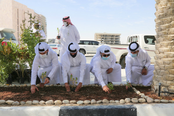 قطر الخيرية تشارك في مبادرة "زراعة مليون شجرة"