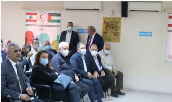 السفير دبور يفتتح مركز العلاج الفيزيائي والتأهيل التابع لجمعية الهلال الأحمر الفلسطيني بصيدا