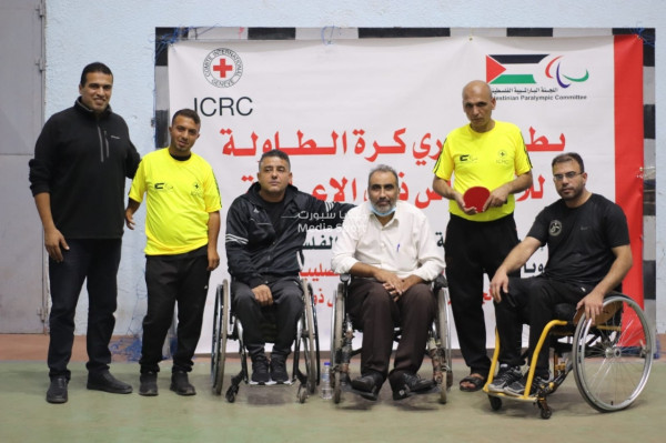 افتتاح دوري كرة الطاولة لذوي الإعاقة في غزة