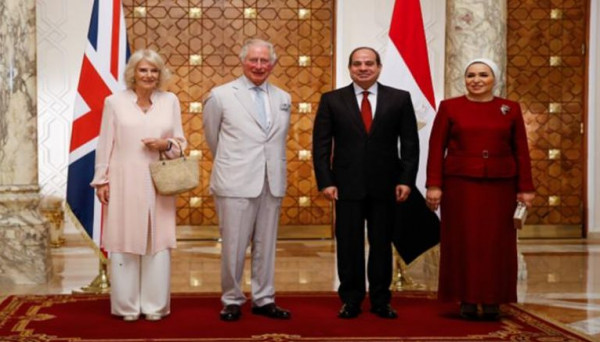 الرئيس المصري يستقبل الأمير البريطاني تشارلز في القاهرة
